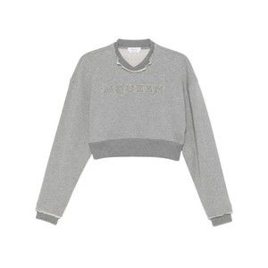 Alexander Mcqueen Cropped Grey Sweater - NWT